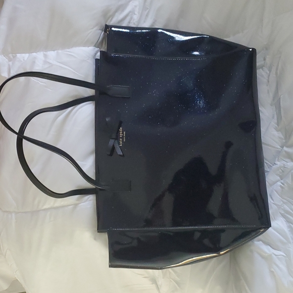 Kate Spade midnight blue tote - Picture 2 of 4